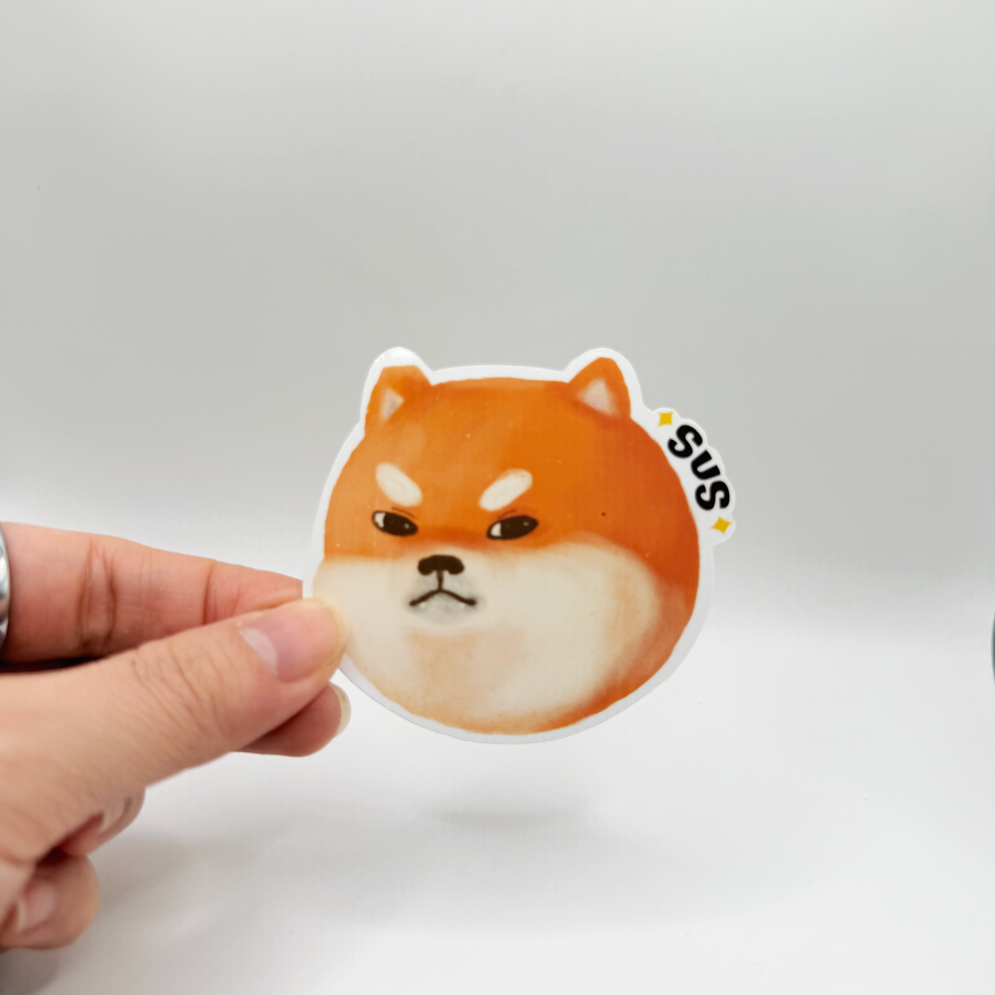 Sussy Orange Sticker